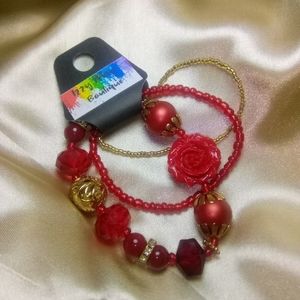 Rose Royalty Bracelet set